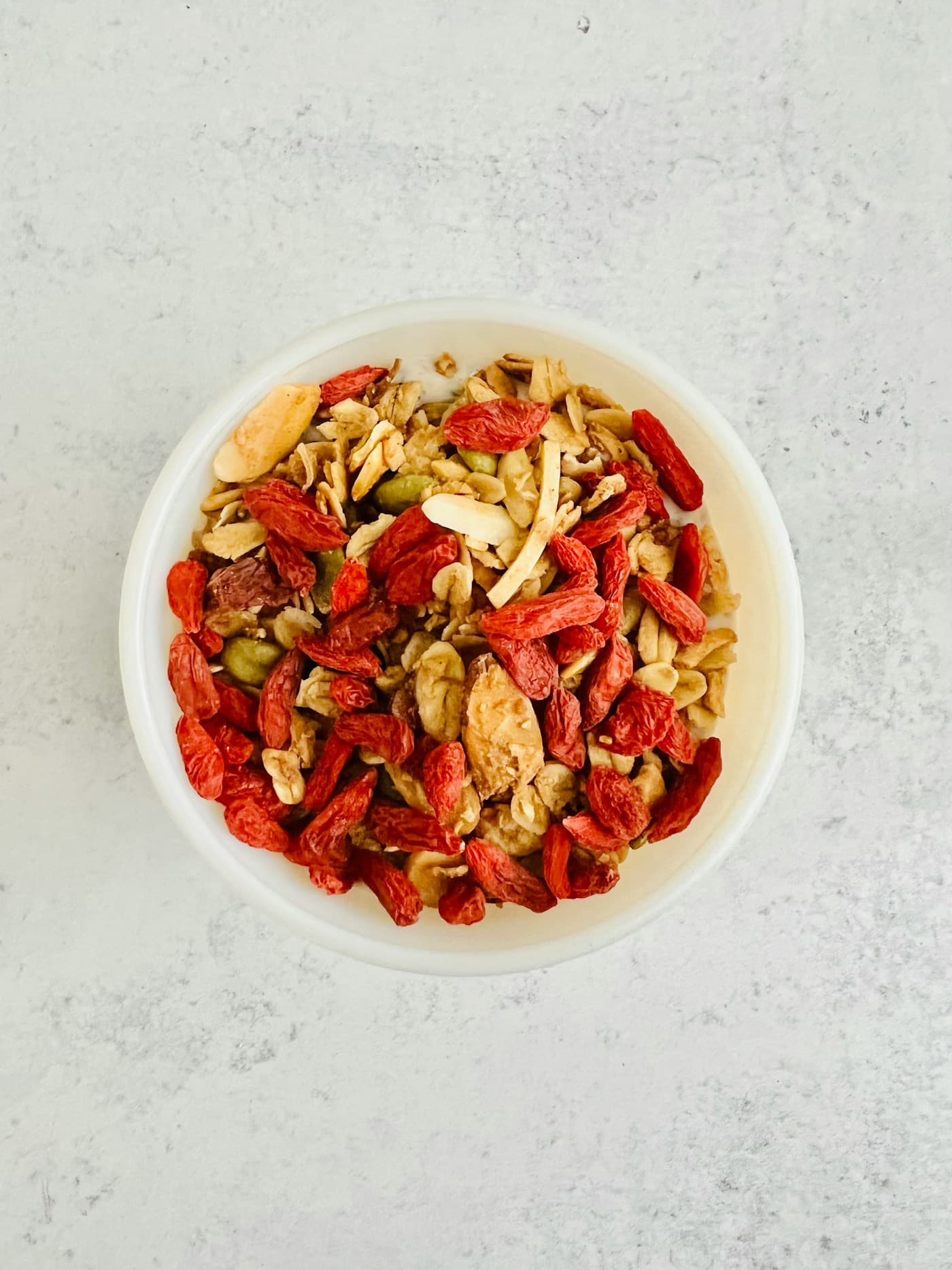 Bowl of mixed seeds and superfoods for a weight loss-friendly food routine