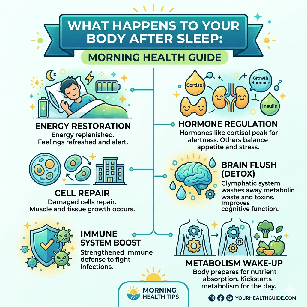 body dehydration after sleep morning